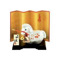 開運干支　銀彩　午　破魔矢