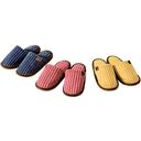もこもこコーデュロイスリッパ　3色組