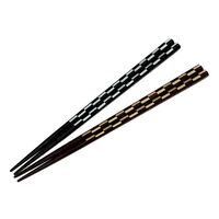 [若狭塗]格子塗箸