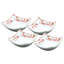 赤絵みやび小付鉢　4個組