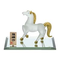 キラッと光る　金彩手作り白福午