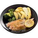 骨取りサーモンのレモンペッパーソテー