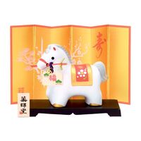 [薬師窯]錦彩招福午