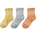 綿のやすらぎあったかクルーソックス