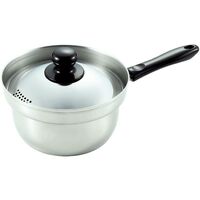 くるめん亭のふきこぼれにくい鍋　片手鍋