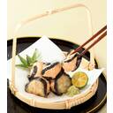 割烹素材　茄子海老挟み揚げ
