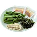 オクラと蒸し鶏のナムル