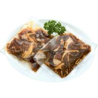 国産豚肉のごま醤油炒め
