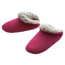 足ぬくボアスリッポン　エンジ