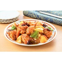 黒酢酢豚(豚唐揚げ60g増量)