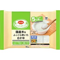 国産米をふっくら炊いた白かゆ(5ヵ月頃から)