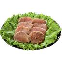 お箸で!豚ヒレステーキ(バジルソース)