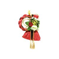 しめ縄飾り　フラワーリース