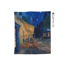 マスクケース　夜のカフェテラス