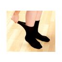 黒の口ゴムゆったりメッシュソックス4足組