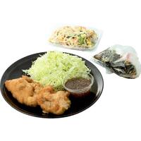 油淋鶏(野菜添え)(スパゲティサラダ・たまごスープ用具材)
