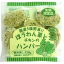 ほうれん草とチキンのハンバーグ