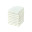 泉州産無蛍光エコフェイスタオル　8枚組