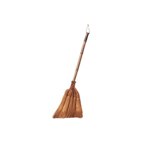 手作り｛棕櫚★しゅろ｝ほうき　５つ玉　短柄