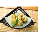 だし香るいかと大葉の山芋寄せ(天ぷら)