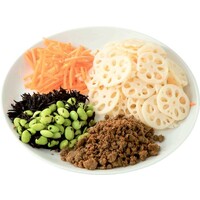 ひじきのれんこん炒め(鶏ひき肉入り)