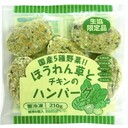 ほうれん草とチキンのハンバーグ