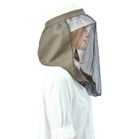 帽子に取り付ける虫除けUVネット