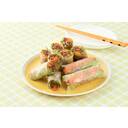 肉味噌と野菜の生春巻き