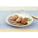 レンジで簡単!やわらか焼ハンバーグ