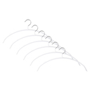 コーティングハンガーアーチ型（6本組）