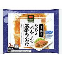 たらとれんこんの黒酢あんかけ