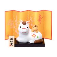 [薬師窯]錦彩招福午