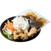 鶏唐揚げの和風野菜あんかけ