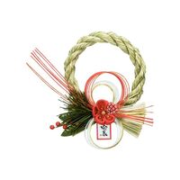 迎春玄関飾り つまみ細工