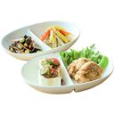 やわらぎ楕円仕切りボウル