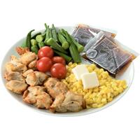 鶏肉野菜の煮びたし