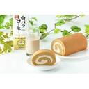 白バラコーヒー生ロールケーキ