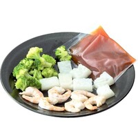 えび・イカとブロッコリーの甘口チリソース炒め