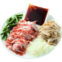 牛バラ肉とゴボウの柳川風