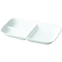 町のレストランの仕切りプレート