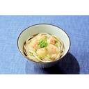 冬瓜と枝豆の鶏そぼろ餡かけ　かにかま入り