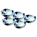 [美濃焼]藍染葡萄タレ小鉢