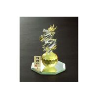 手づくりガラス　飛翔龍