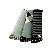 ゆびも楽しい５本指ソックス（3柄組ほのぼのねこ柄）